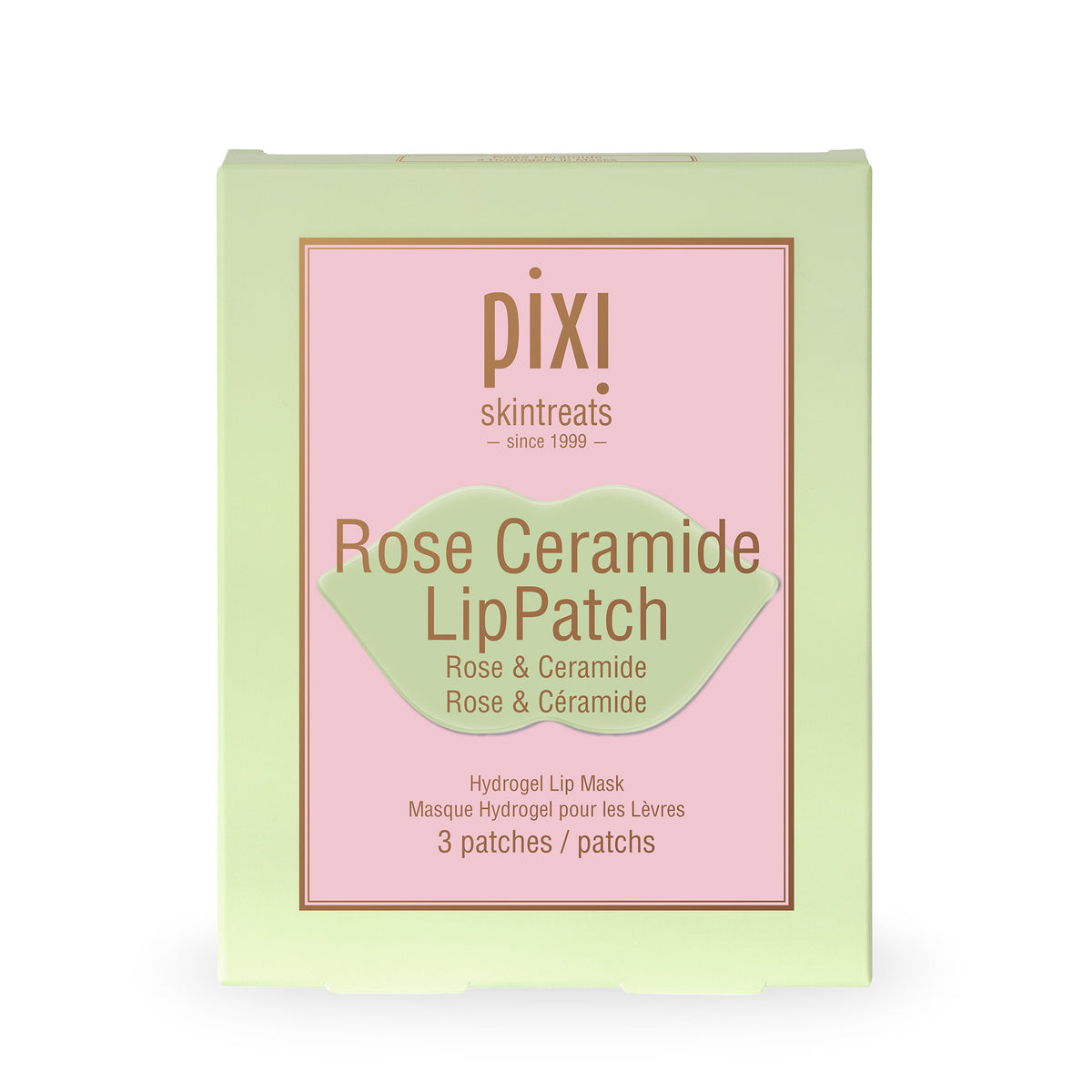 External packaging of PIXI Rose Ceramide LipPatch